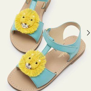 Mini Boden Sandals "Raffia Lion"